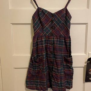 Urban Outfitters Plaid Strappy Dress💜